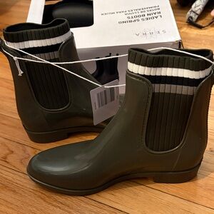 Serra Khaki Women's Winter Rain Boots